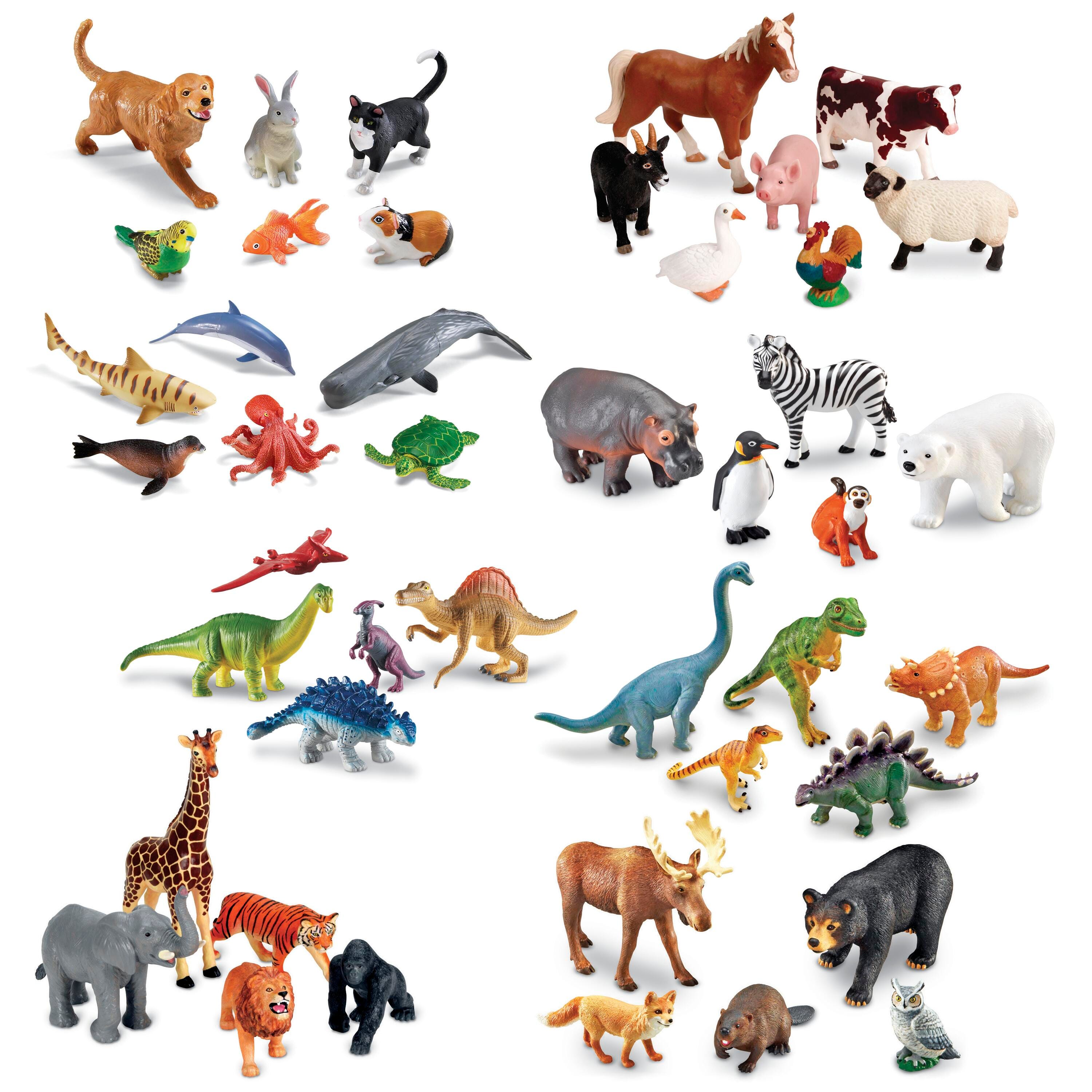 School Specialty Childcraft Jumbo Animals Complete Kit Set of 44 Preschool Early Childhood Toddler Durable